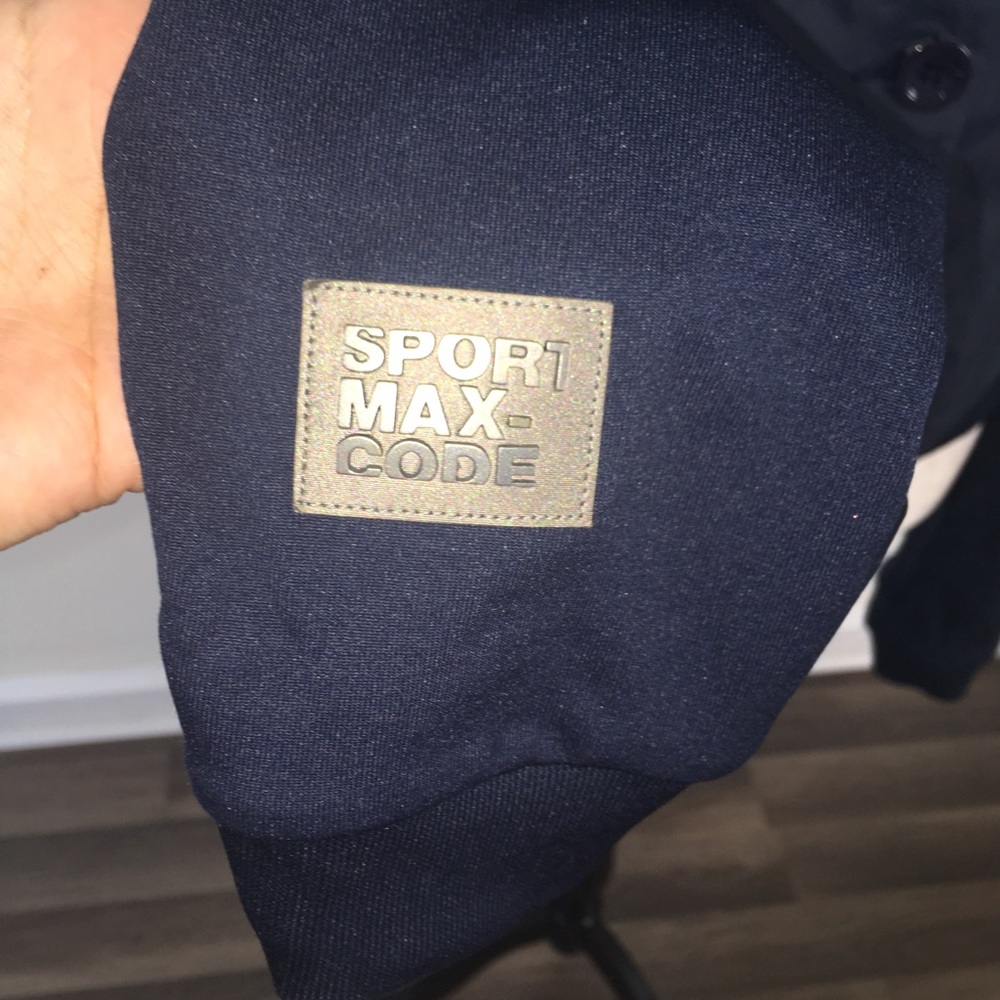 Sportmax Code Navy Track Blazer - image 3